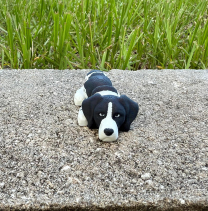 German Shorthair Pointer Flexi / Dog Breed 3D print / desk pets / desk buddy / fidget / articulated figure