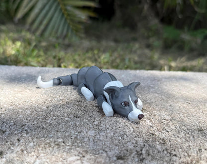 Italian Greyhound Flexi / Dog Breed 3D print / desk pets / desk buddy / fidget / articulated figure