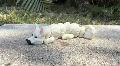 Norwegian Buhund Flexi / 3D print / desk pets / desk buddy / fidget / articulated figure