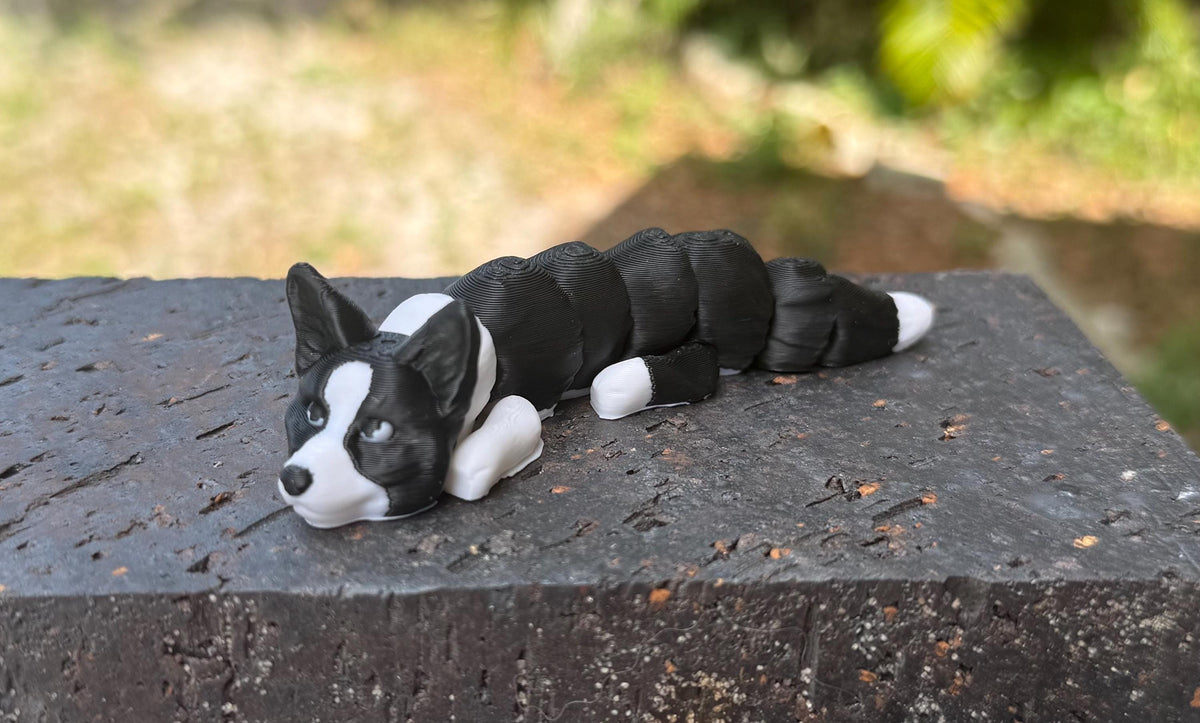 Cardigan Welsh Corgi Flexi / 3D print / desk pets / desk buddy / fidget / articulated figure