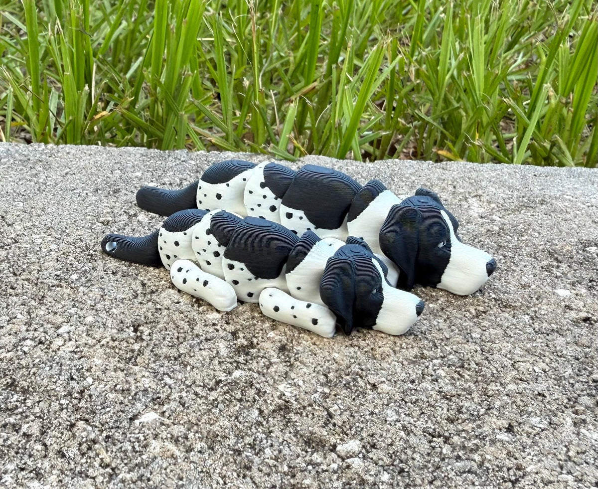 German Shorthair Pointer Flexi / Dog Breed 3D print / desk pets / desk buddy / fidget / articulated figure