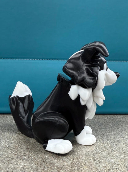 Bobble Head Border Collie / desk buddy / Bouncy Buddies
