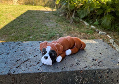 Boxer Flexi / 3D print / desk pets / desk buddy / fidget / articulated figure