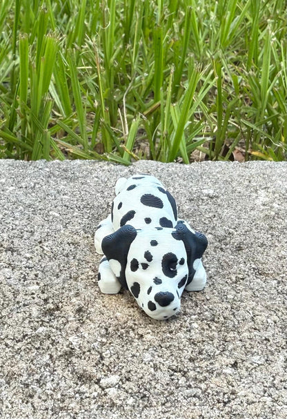 Dalmatian Flexi / 3D print / desk pets / desk buddy / fidget / articulated figure