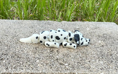 Dalmatian Flexi / 3D print / desk pets / desk buddy / fidget / articulated figure