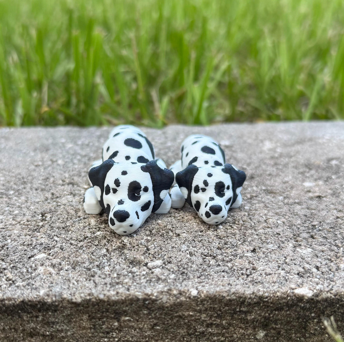 Dalmatian Flexi / 3D print / desk pets / desk buddy / fidget / articulated figure