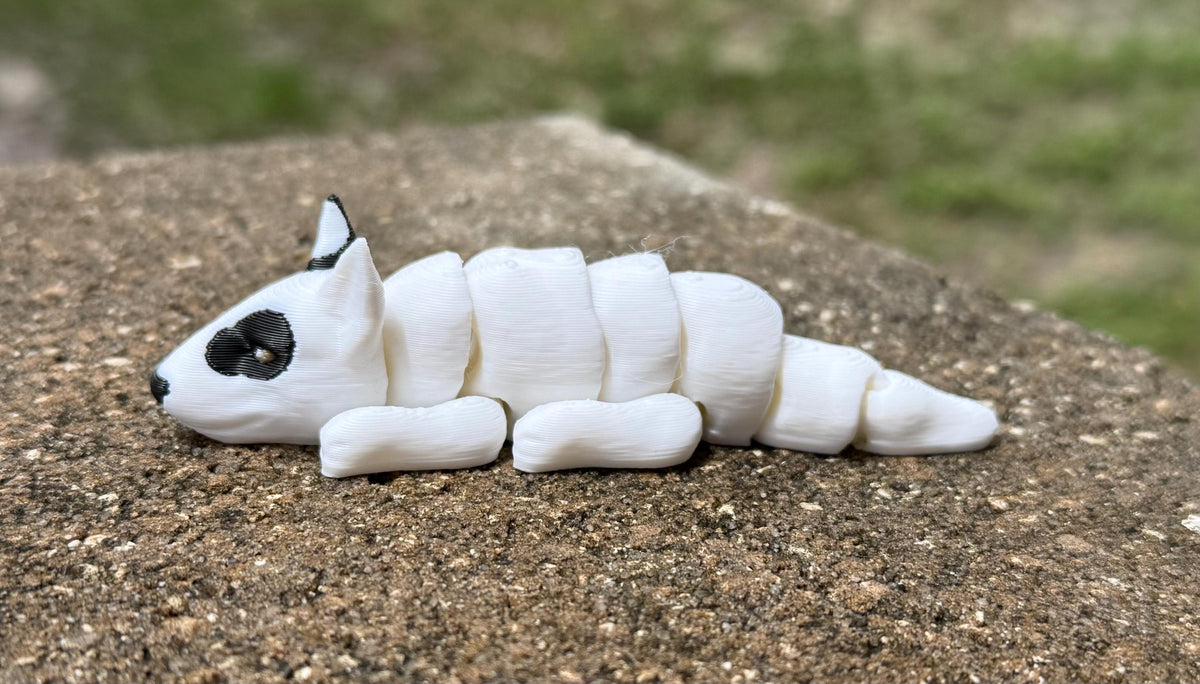 Bull Terrier Flexi / 3D print / desk pets / desk buddy / fidget / articulated figure