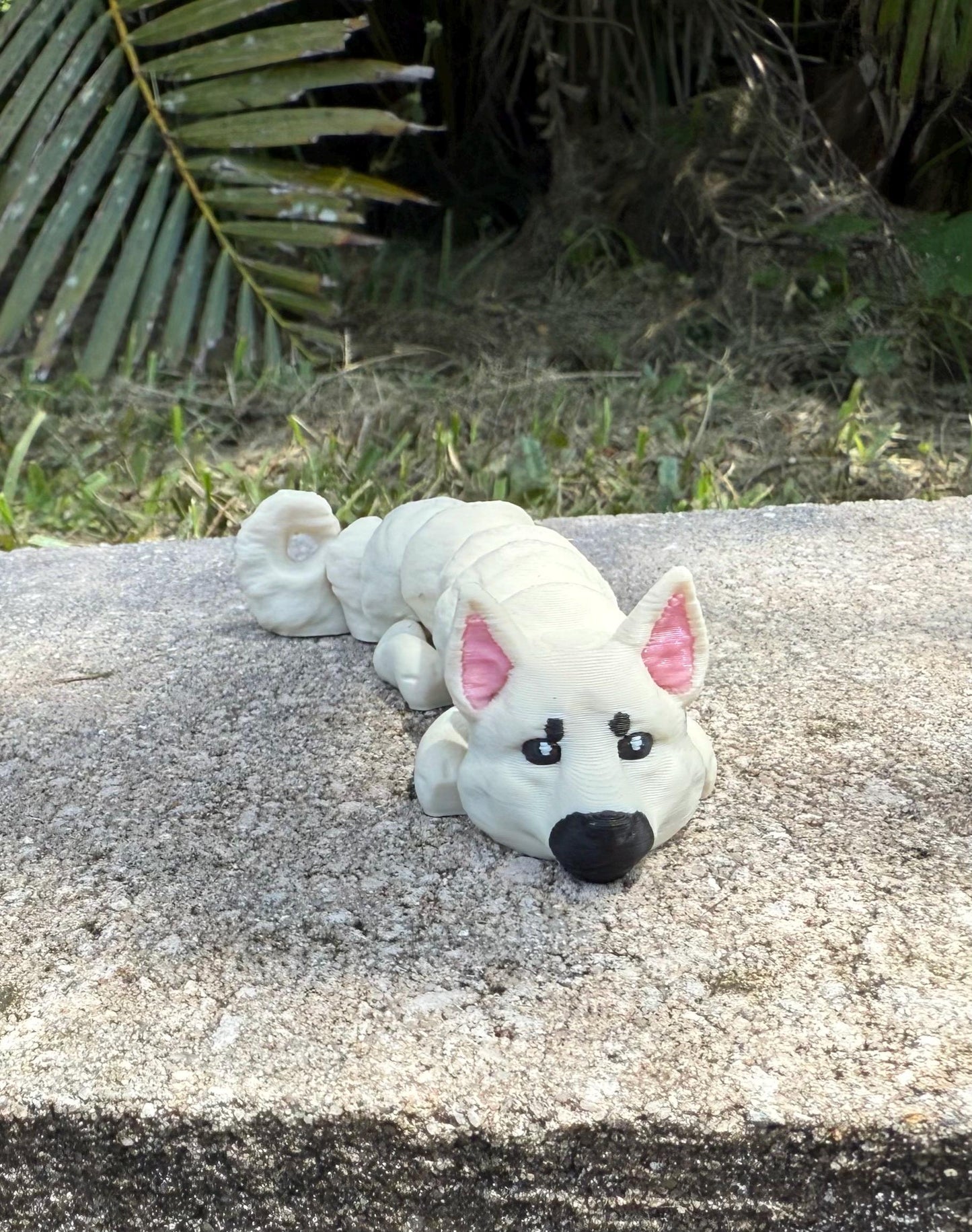 Norwegian Buhund Flexi / 3D print / desk pets / desk buddy / fidget / articulated figure